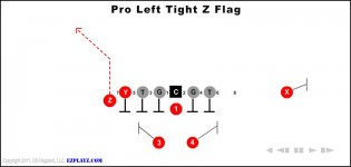 Pro Left Tight Z Flag