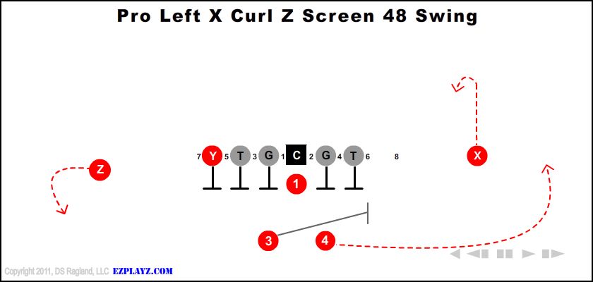 Pro Left X Curl Z Screen 48 Swing
