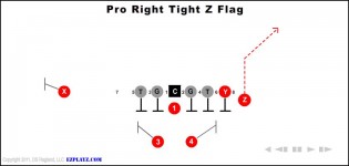 Pro Right Tight Z Flag