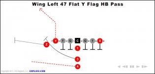 Wing Left 47 Flat Y Flag Hb Pass