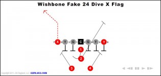Wishbone Fake 24 Dive X Flag